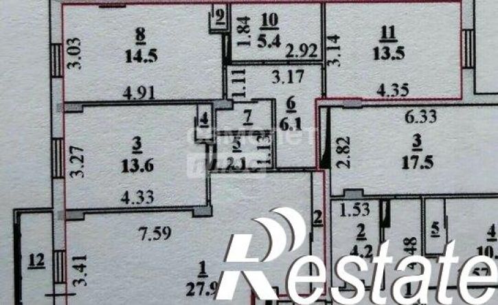 3-комн квартира проспект Победы, 101,  д. 101