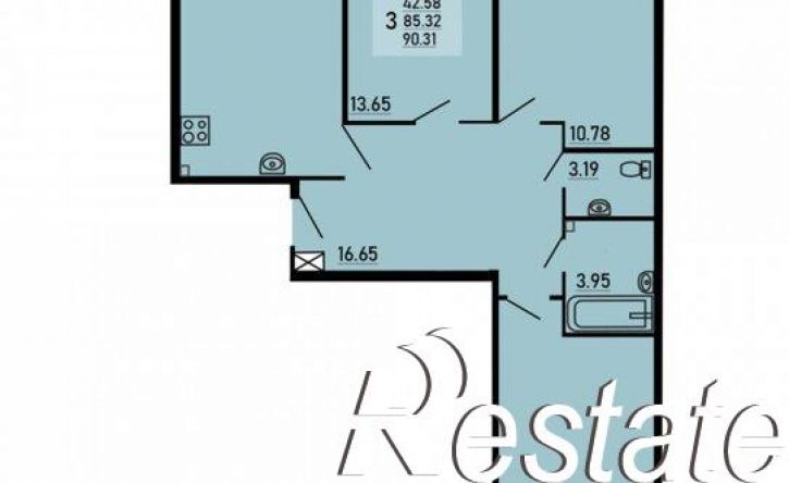 3-комн квартира Студёновская улица, 23Б,  д. 23Б