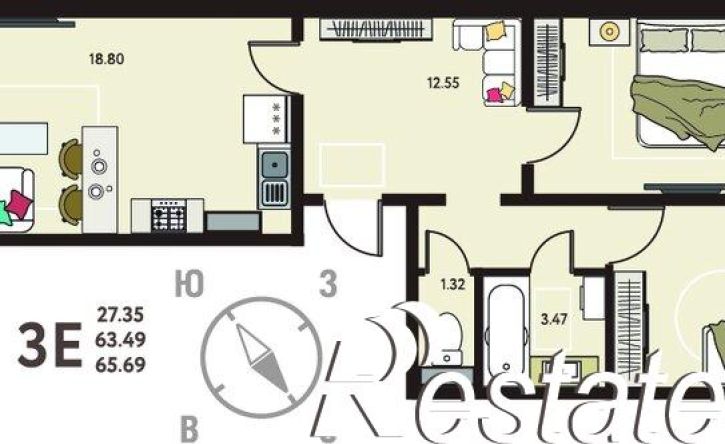 2-комн квартира улица Механизаторов, 15а вл3,  д. 15а вл3
