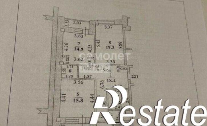 3-комн квартира улица Меркулова, 10А,  д. 10А